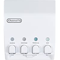 Better Living Products Classic - Dispensador de Ducha de Cuatro cámaras- Color Blanco- 62 onzas